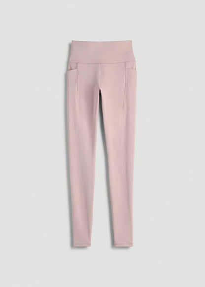 Balance Cinched Back Pocket Legging for Tall Women in Desert Rose
