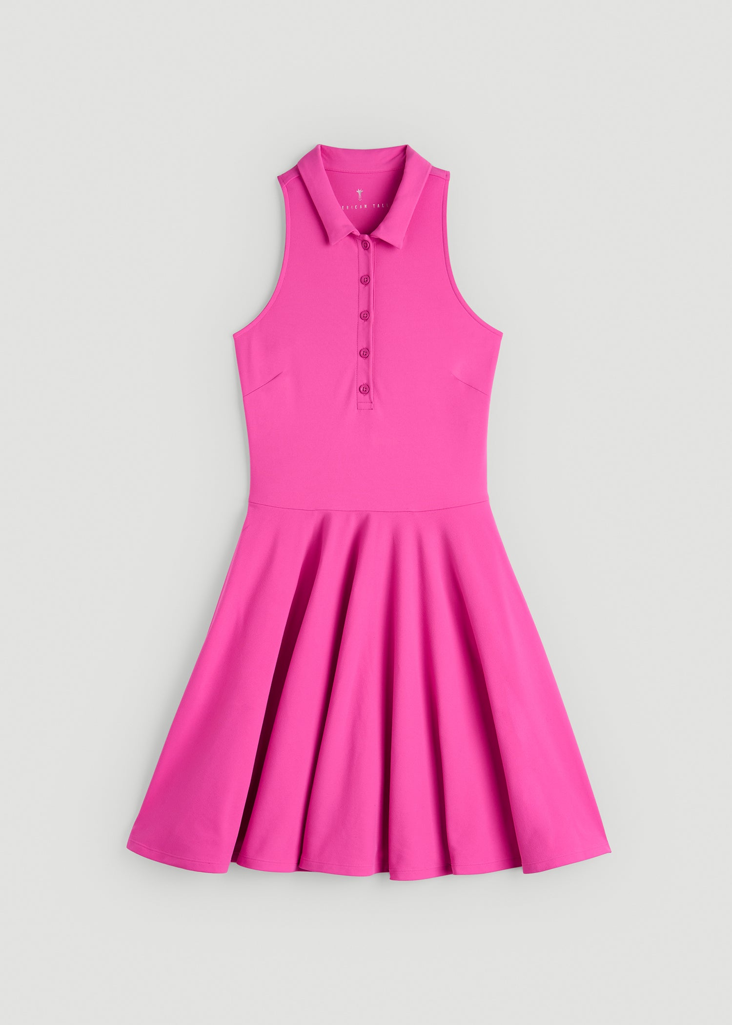 Balance Racerback Sleeveless Polo Dress for Tall Women in Magenta XL / Tall / Magenta Balance Racerback Sleeveless Polo Dress for Tall Women in Magenta XL / Tall / Magenta