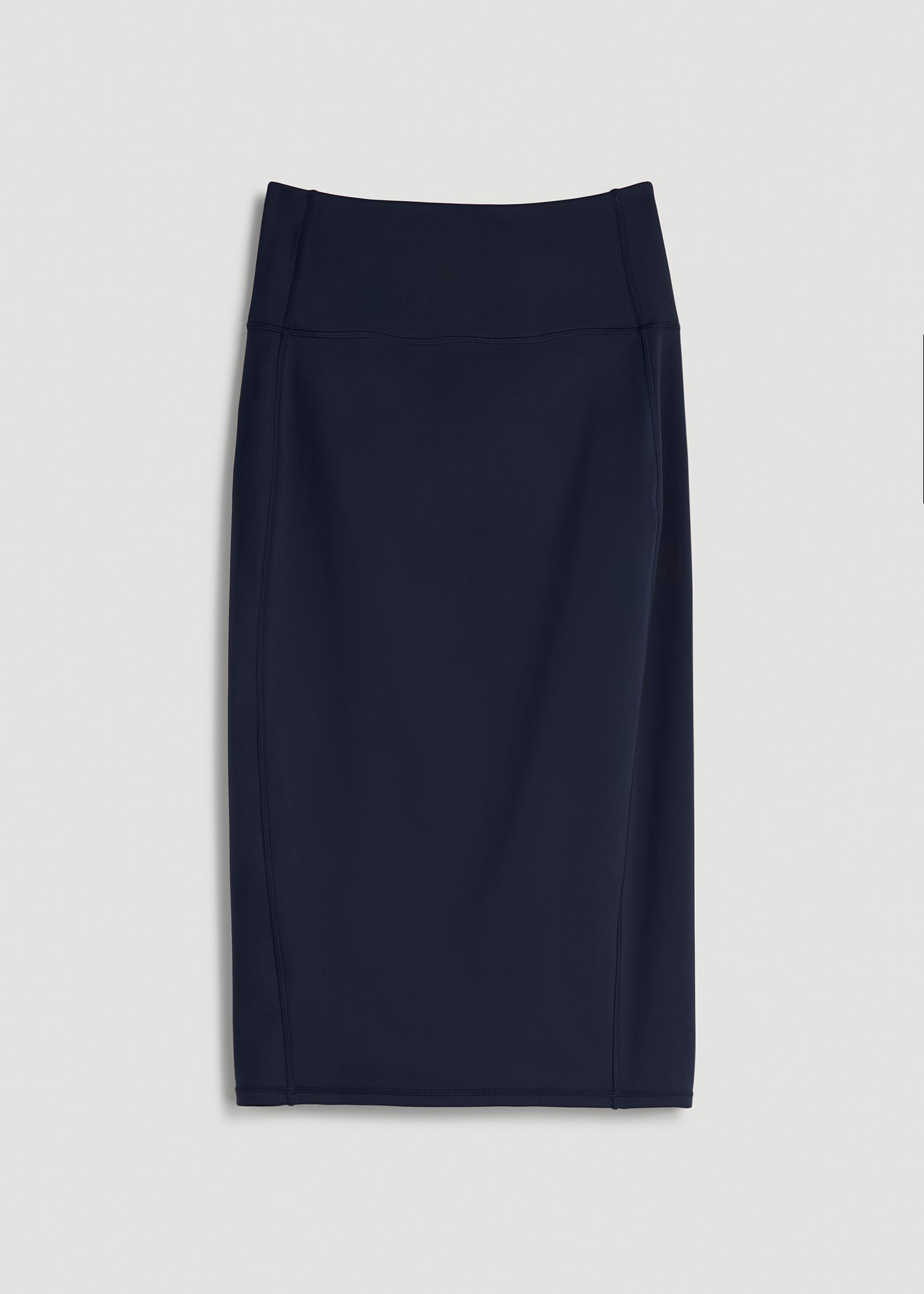 Balance Slim Fit High Rise Skirt for Tall Women in Evening Blue
