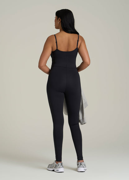 Balance Spaghetti Strap Jumpsuit for Tall Women in Black