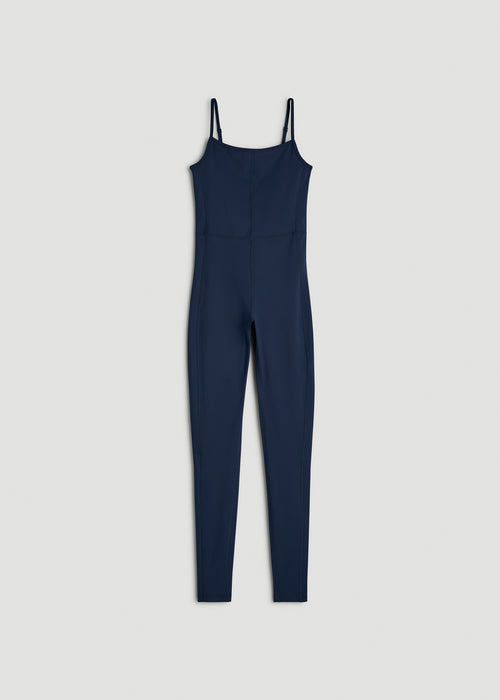 Balance Spaghetti Strap Jumpsuit for Tall Women in Regal Blue