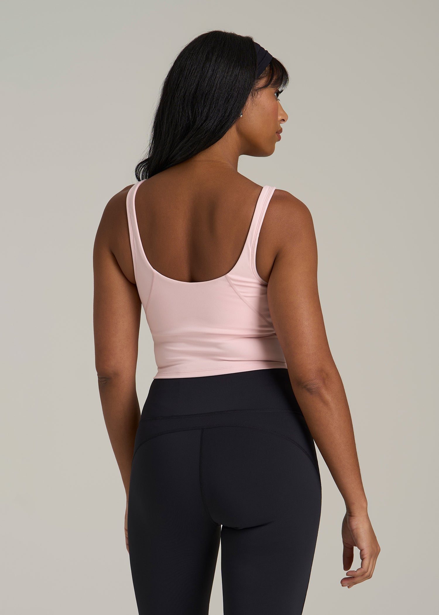Balance Tank Top for Tall Women in Hush Pink