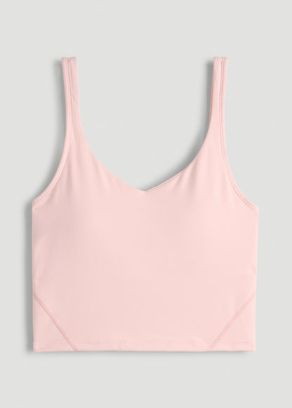 Balance Tank Top for Tall Women in Hush Pink