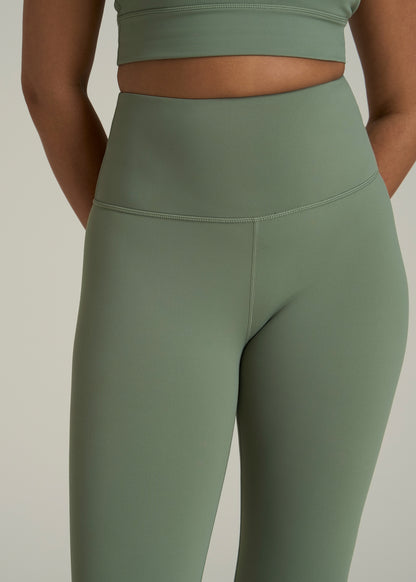 Balance High-Rise Leggings for Tall Women in Dark Seagrass