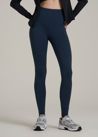 Balance High-Rise Leggings for Tall Women in Navy Blue