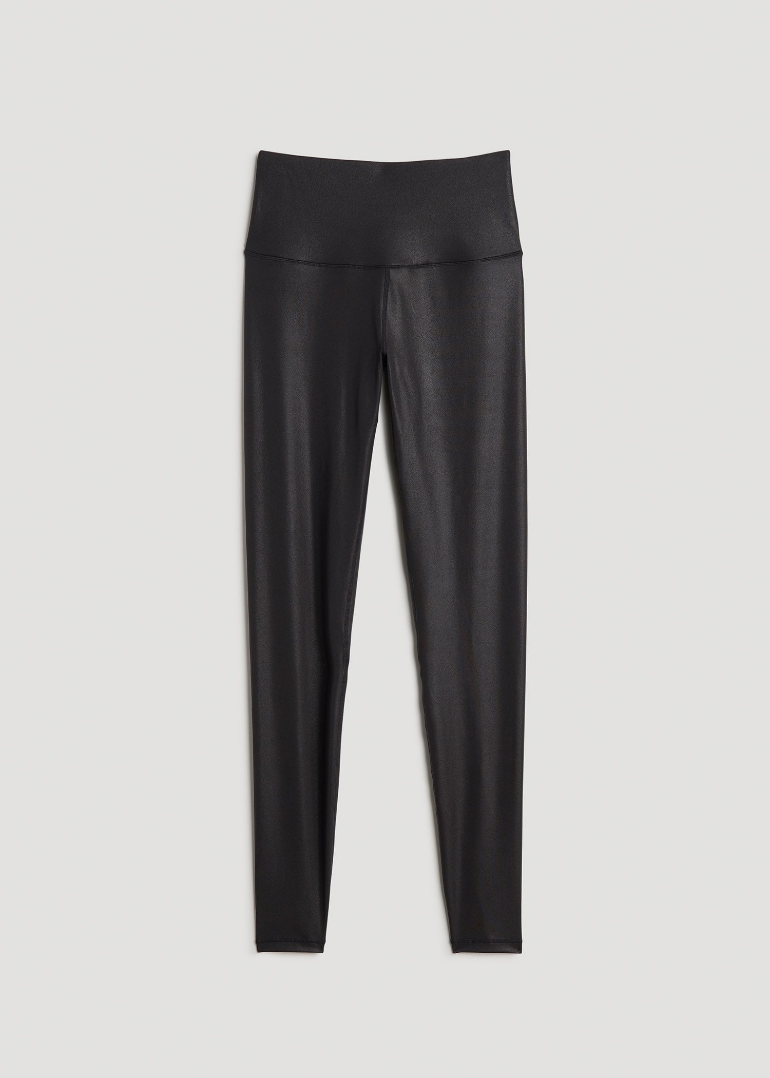 Balance High-Rise Leggings for Tall Women in Black Shine