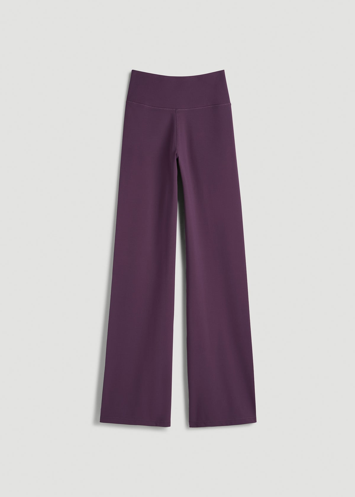 Balance Straight Leg Yoga Pants for Tall Women in Aubergine