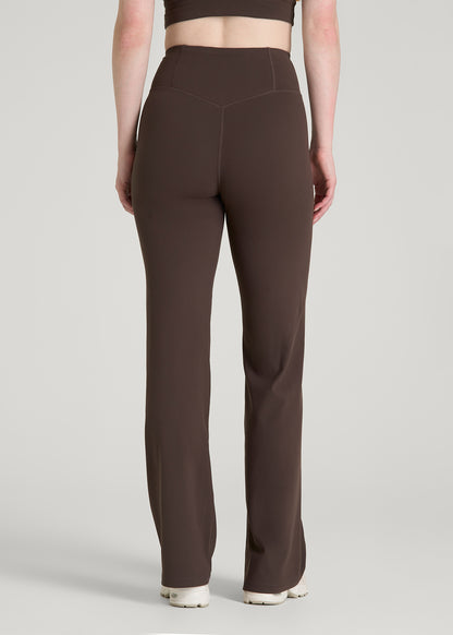Balance Wide Leg Yoga Pants for Tall Women in Espresso