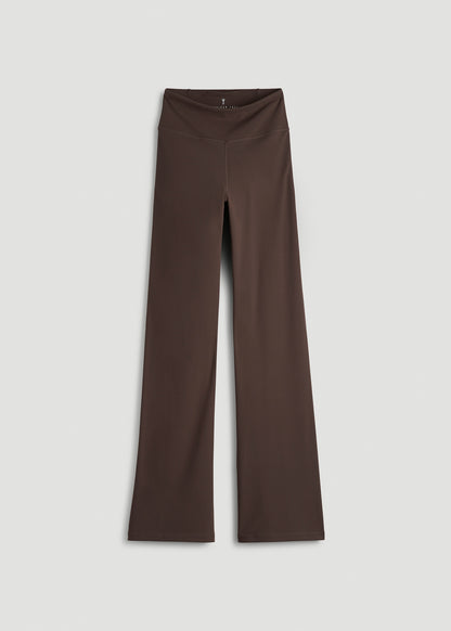 Balance Wide Leg Yoga Pants for Tall Women in Espresso