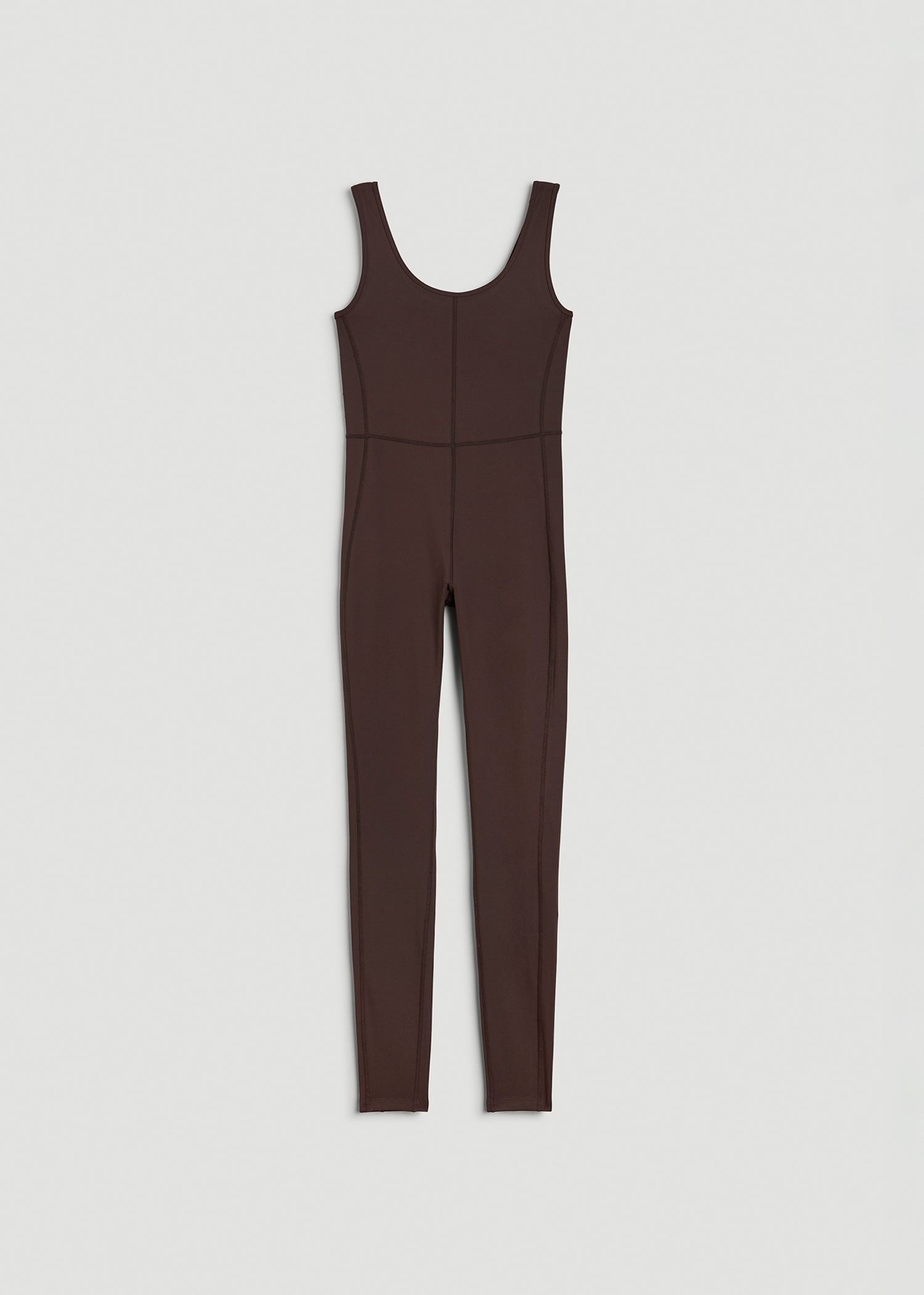 Balance Scoop Neck Jumpsuit for Tall Women in Espresso
