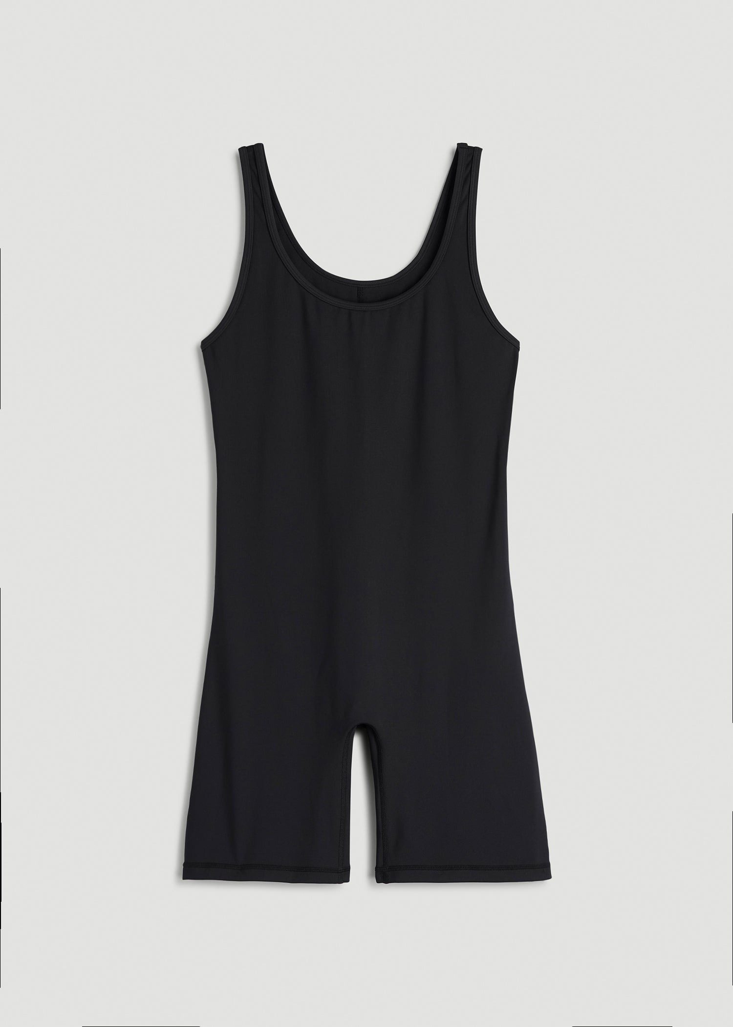 Balance Scoopneck Romper for Tall Women in Black