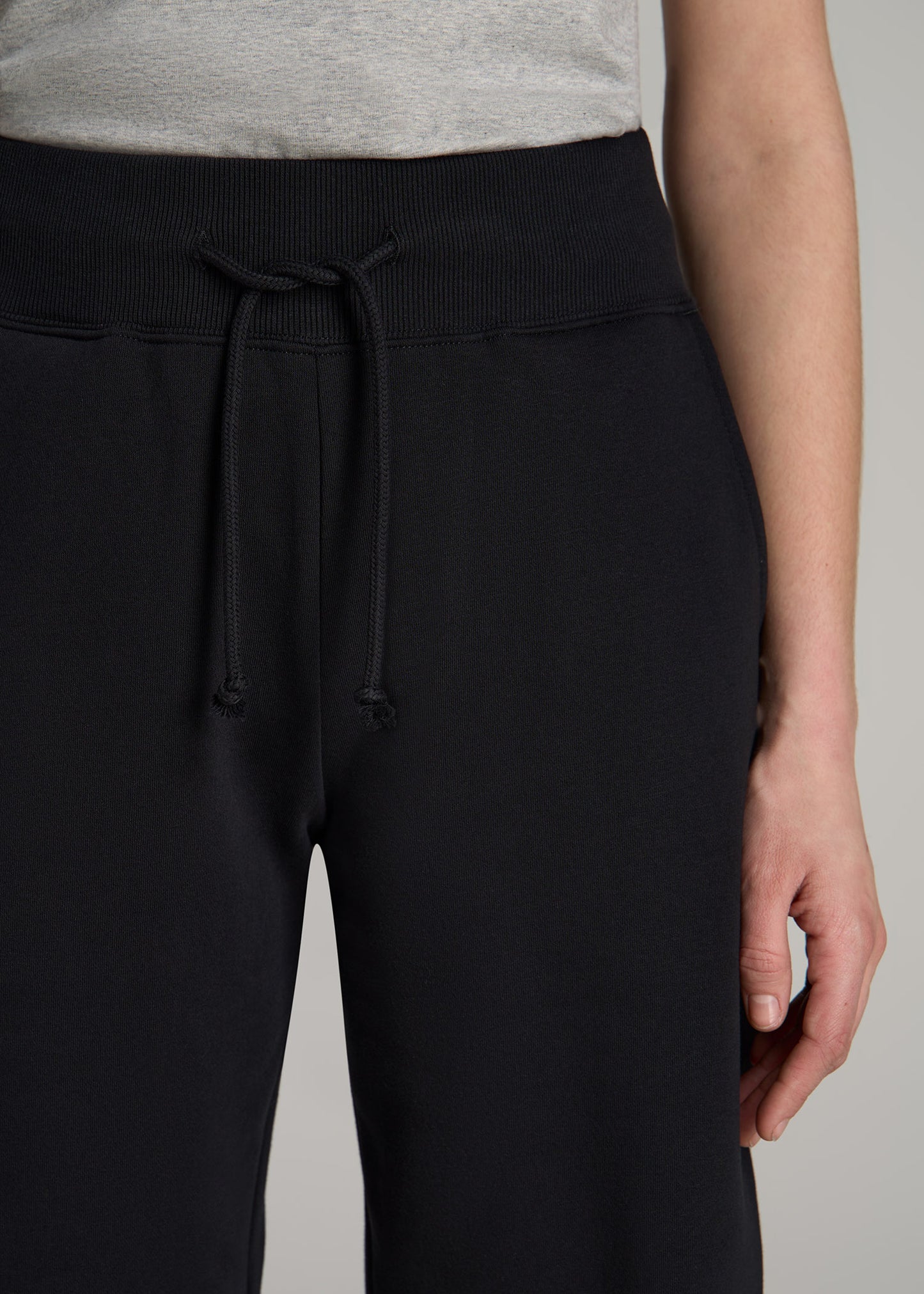 A.T. Basics Athletic Joggers for Tall Women in Black