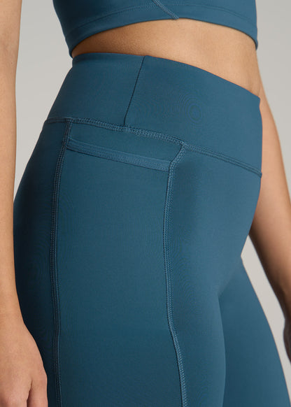Bella Outer-Pocket Leggings for Tall Women in Deep Water