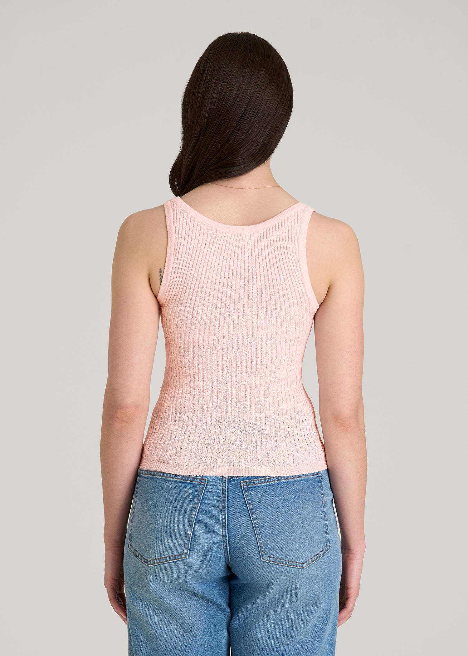 Boucle Knit Tank for Tall Women | American Tall
