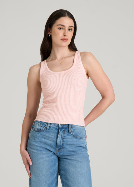 Boucle Knit Tank for Tall Women | American Tall