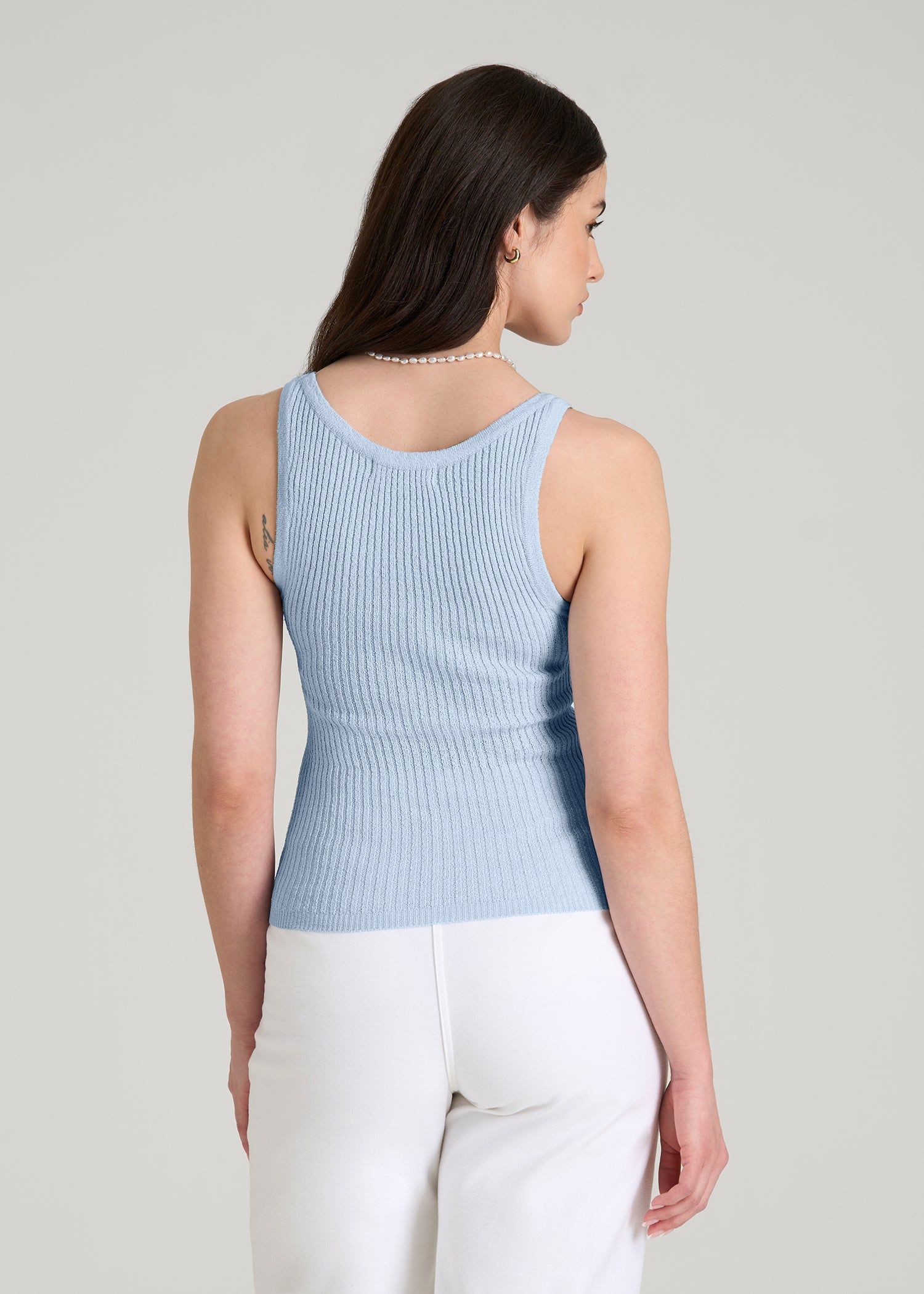 Boucle Knit Tank for Tall Women | American Tall