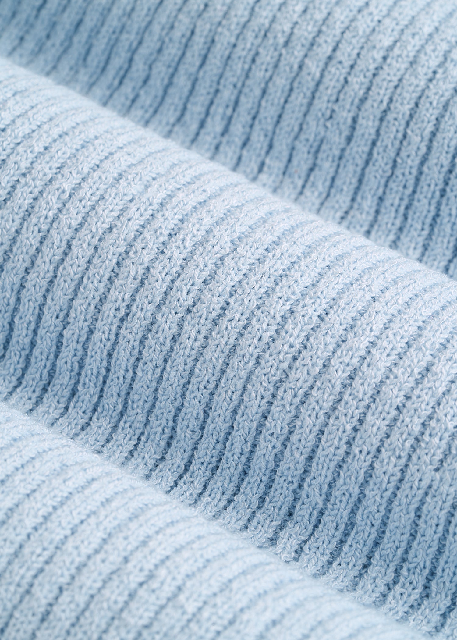 Boucle Knit Tank for Tall Women in Ice Blue