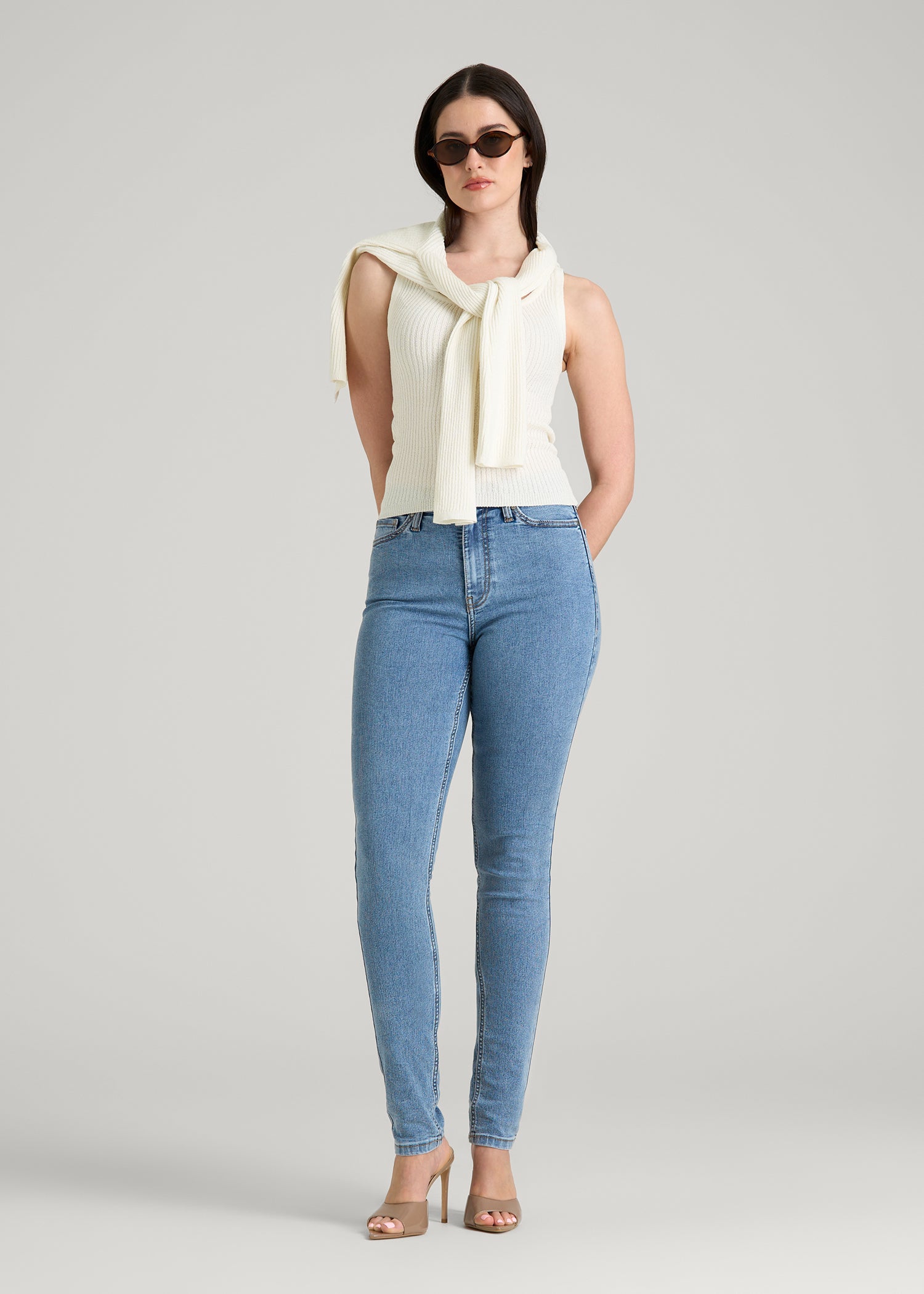 Boucle Knit Tank for Tall Women | American Tall