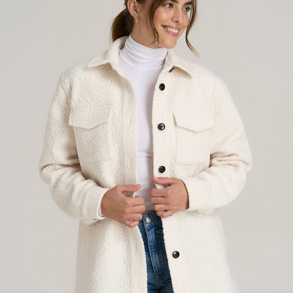 Relaxed Boucle Tall Women's Shacket American Tall