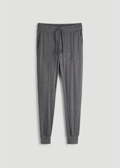 Cozy Lounge Joggers for Tall Women in Charcoal Mix