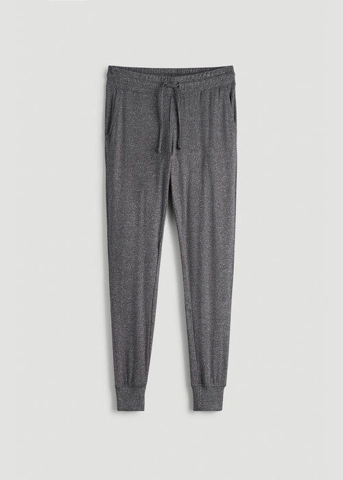 Cozy Lounge Joggers for Tall Women in Charcoal Mix