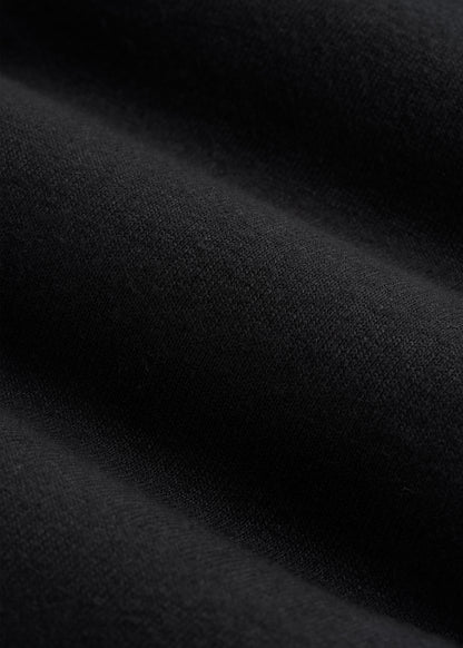 Open-Bottom Cozy PJ Lounge Pants for Tall Women in Black