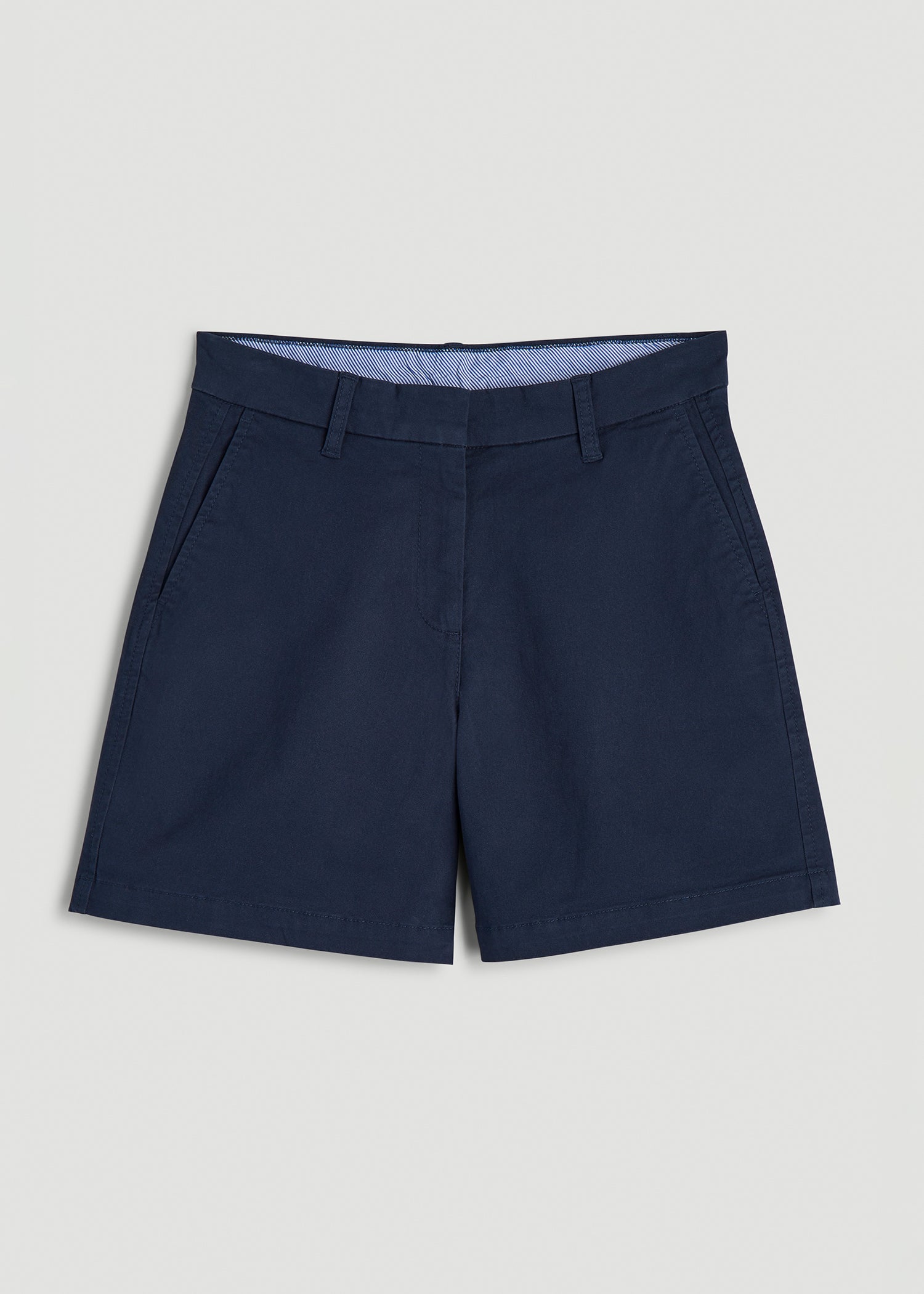 Chino Shorts for Tall Women in Navy