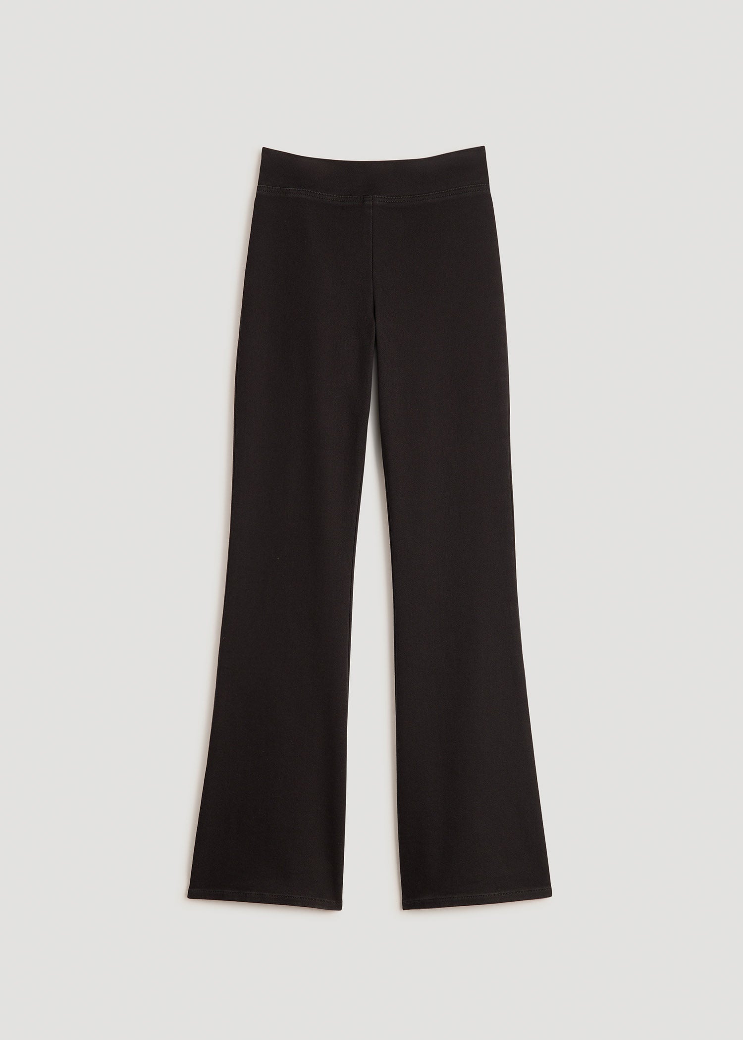 Chloe Pull-on Flare Jeans for Tall Women in Washed Black