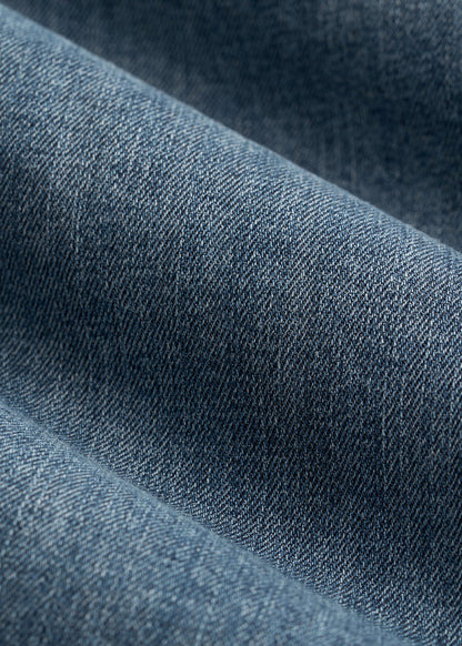 Denim Jacket for Tall Women in Vintage Medium Blue