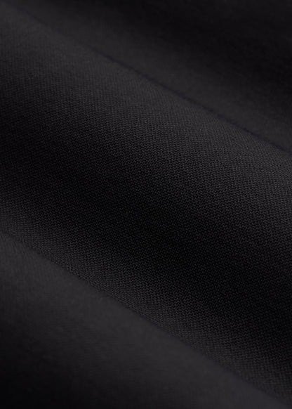 Compression Long Sleeve Cropped Training Top for Tall Women in Black