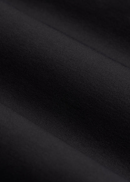 Compression Long Sleeve Cropped Training Top for Tall Women in Black