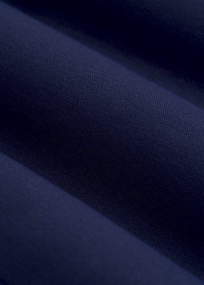 Compression Long Sleeve Cropped Training Top for Tall Women in Regal Blue