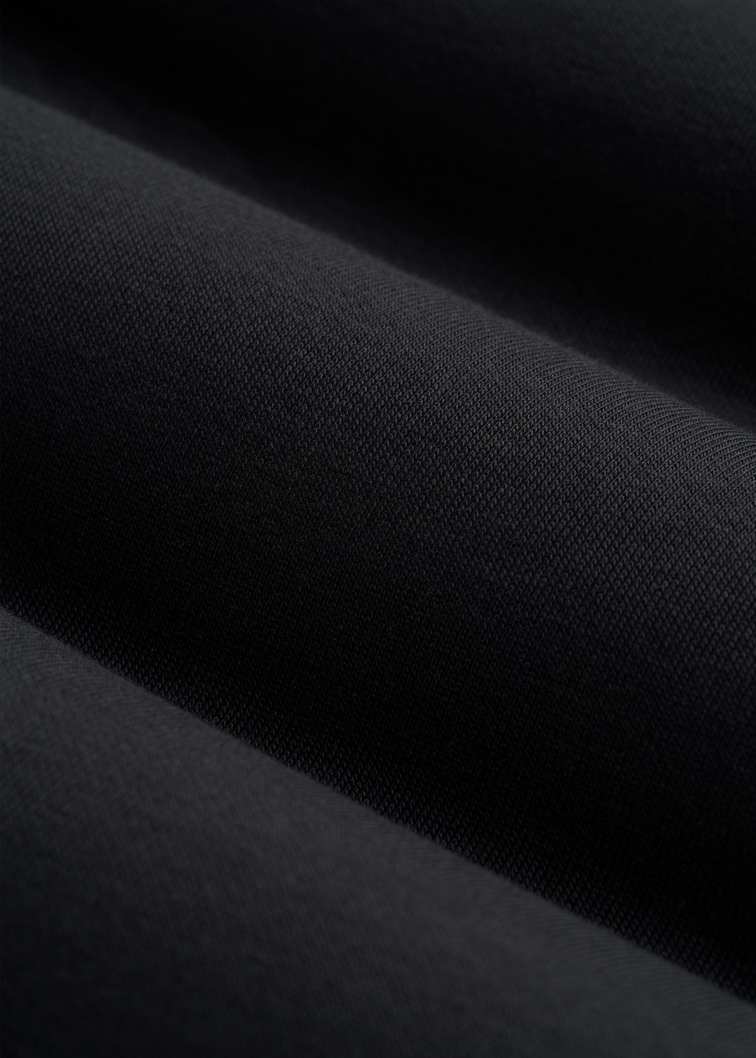 Core Motion Oversized Cropped Crew Pullover for Tall Women in Black