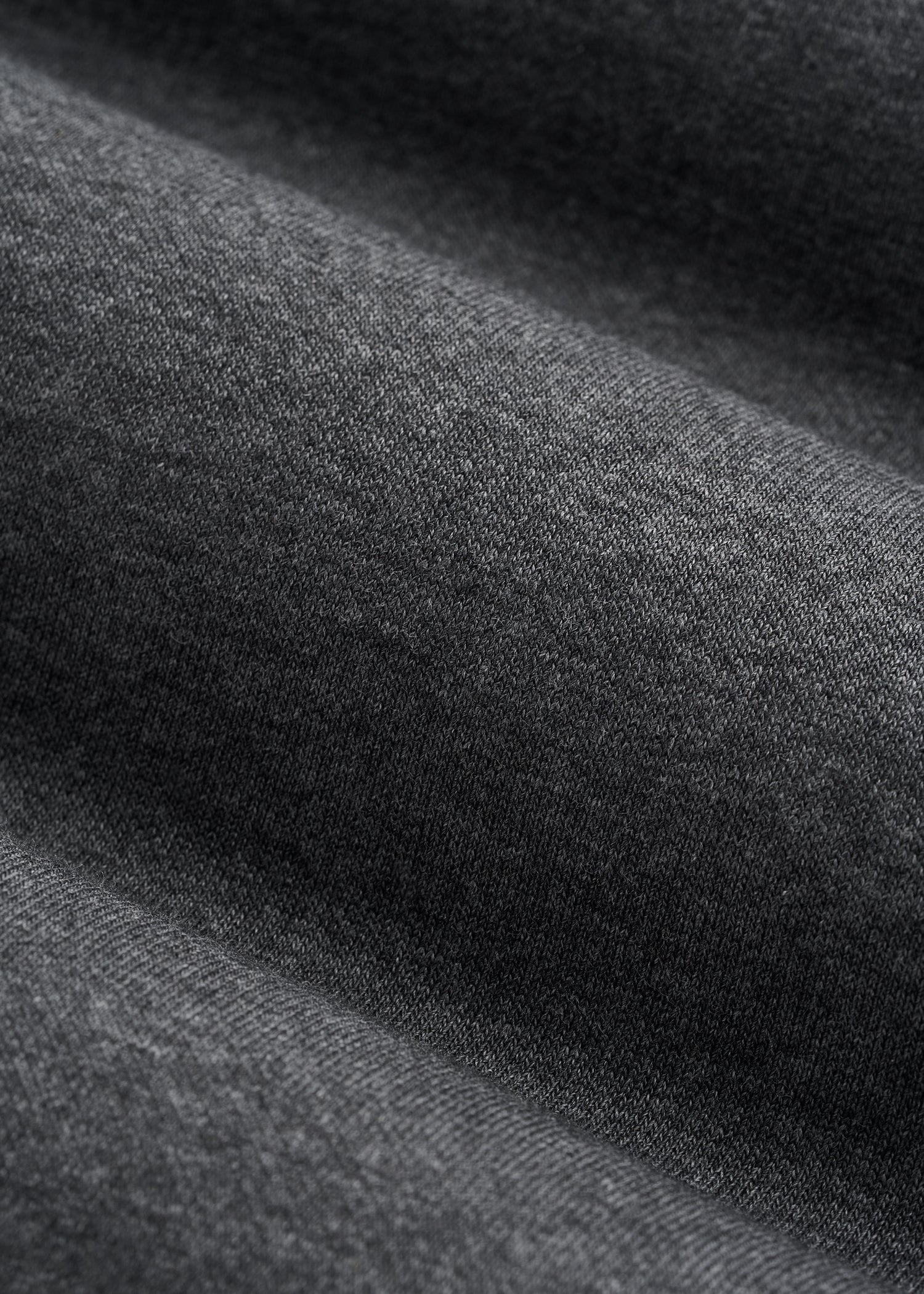 Core Motion Oversized Cropped Crew Pullover for Tall Women in Charcoal Mix