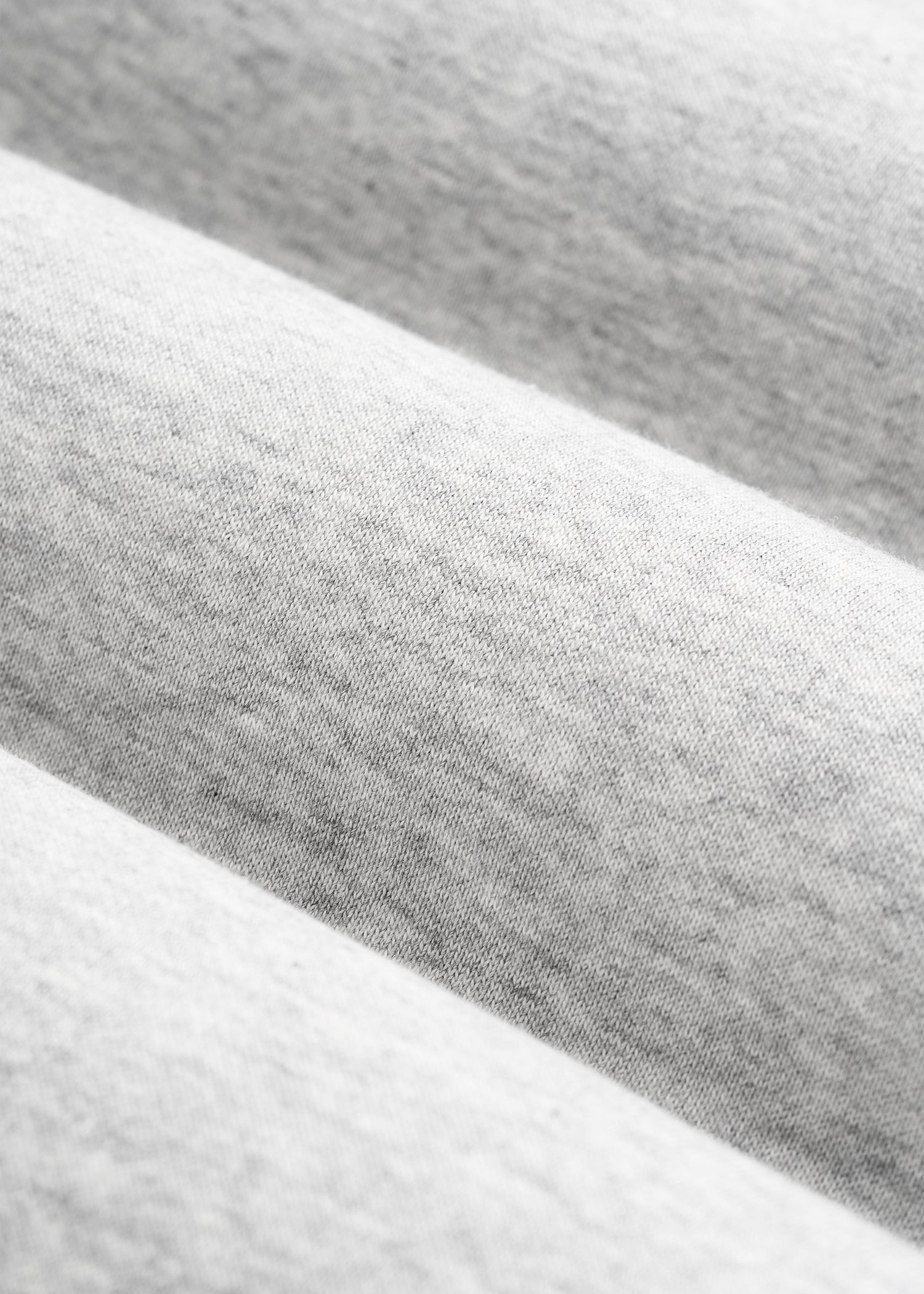 Core Motion Oversized Cropped Crew Pullover for Tall Women in Grey Mix