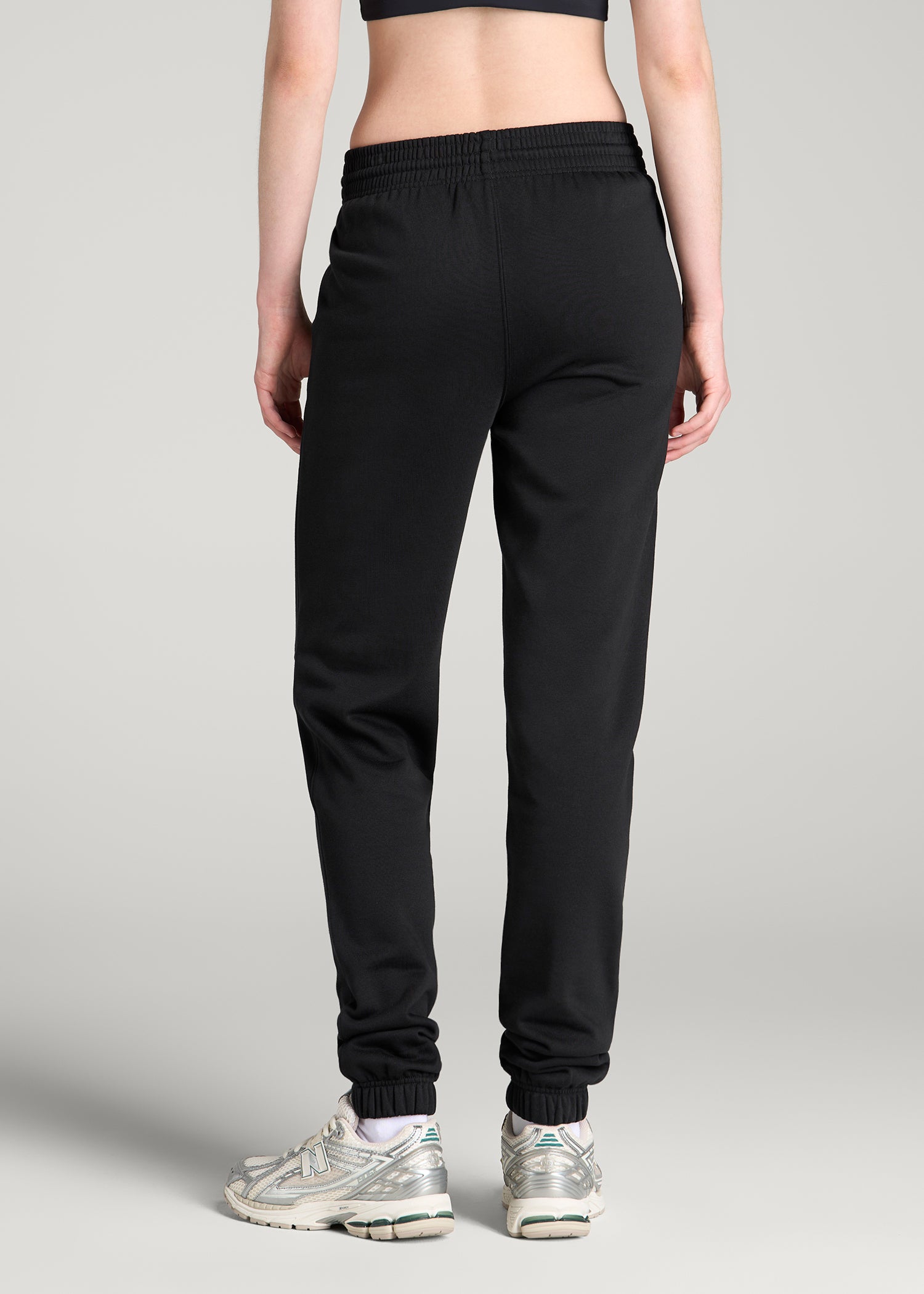 Core Motion Slim Fit Sweatpants for Tall Women in Black