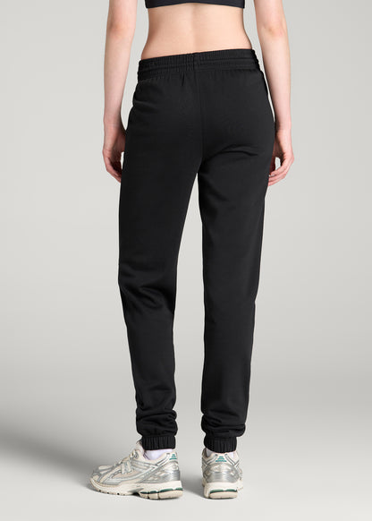 Core Motion Slim Fit Sweatpants for Tall Women in Black
