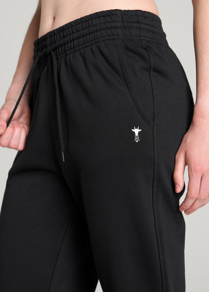 Core Motion Slim Fit Sweatpants for Tall Women in Black