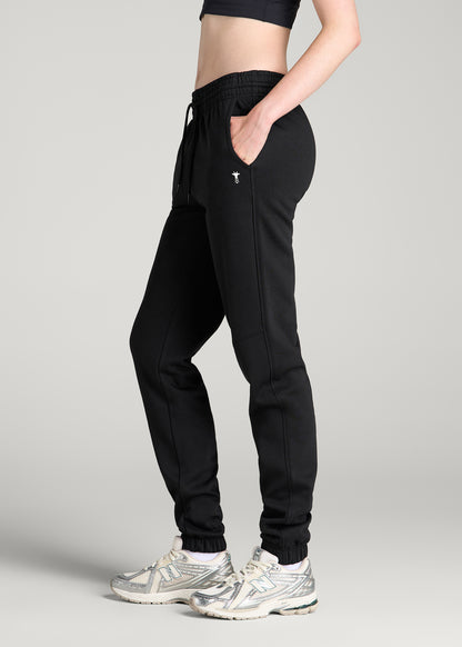 Core Motion Slim Fit Sweatpants for Tall Women in Black
