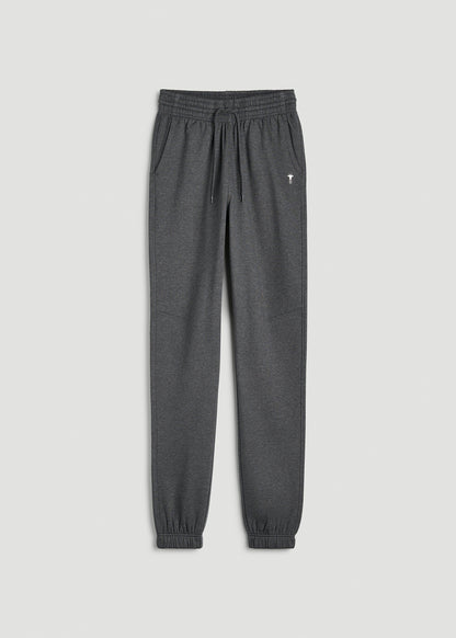 Core Motion Slim Fit Sweatpants for Tall Women in Charcoal Mix