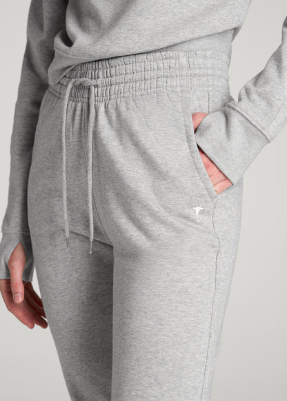 Core Motion Slim Fit Sweatpants for Tall Women in Grey Mix