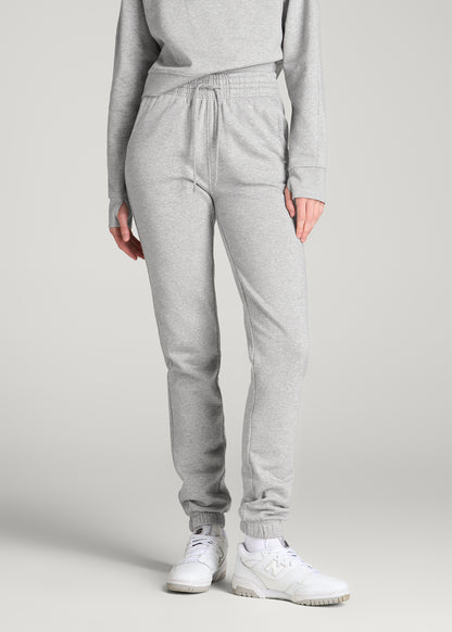 Core Motion Slim Fit Sweatpants for Tall Women in Grey Mix