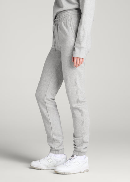 Core Motion Slim Fit Sweatpants for Tall Women in Grey Mix