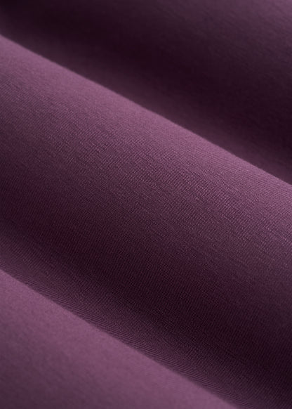 Cotton Leggings for Tall Women in Aubergine