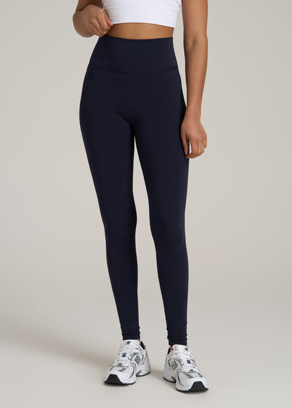 Cotton Leggings for Tall Women in Dark Navy