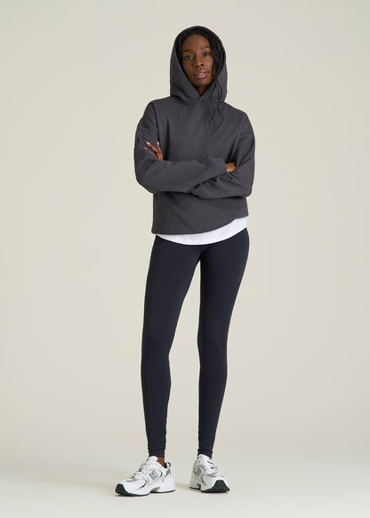 Cotton Leggings for Tall Women in Deep Navy