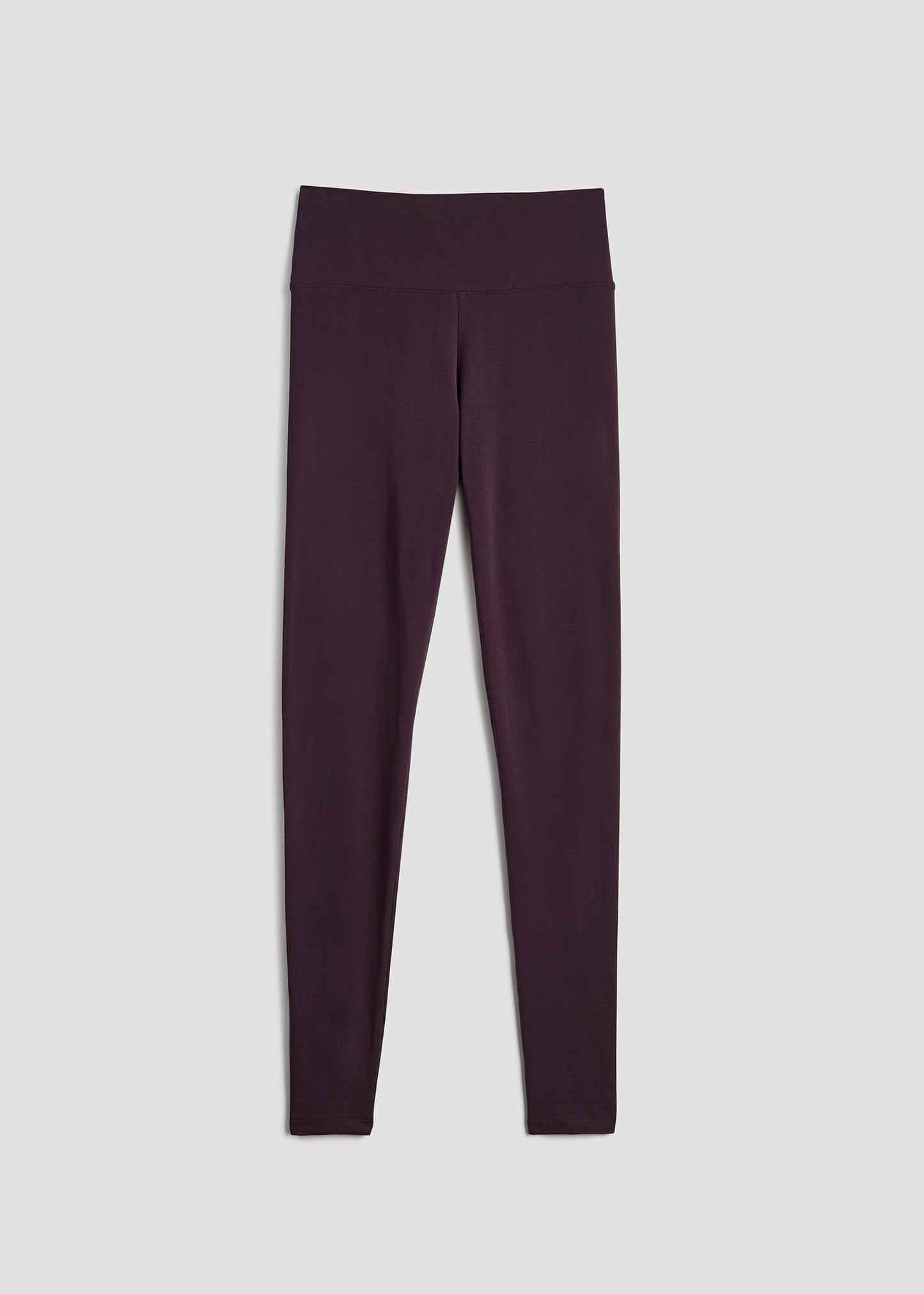 Women's Tall Cotton Leggings in Deep Purple