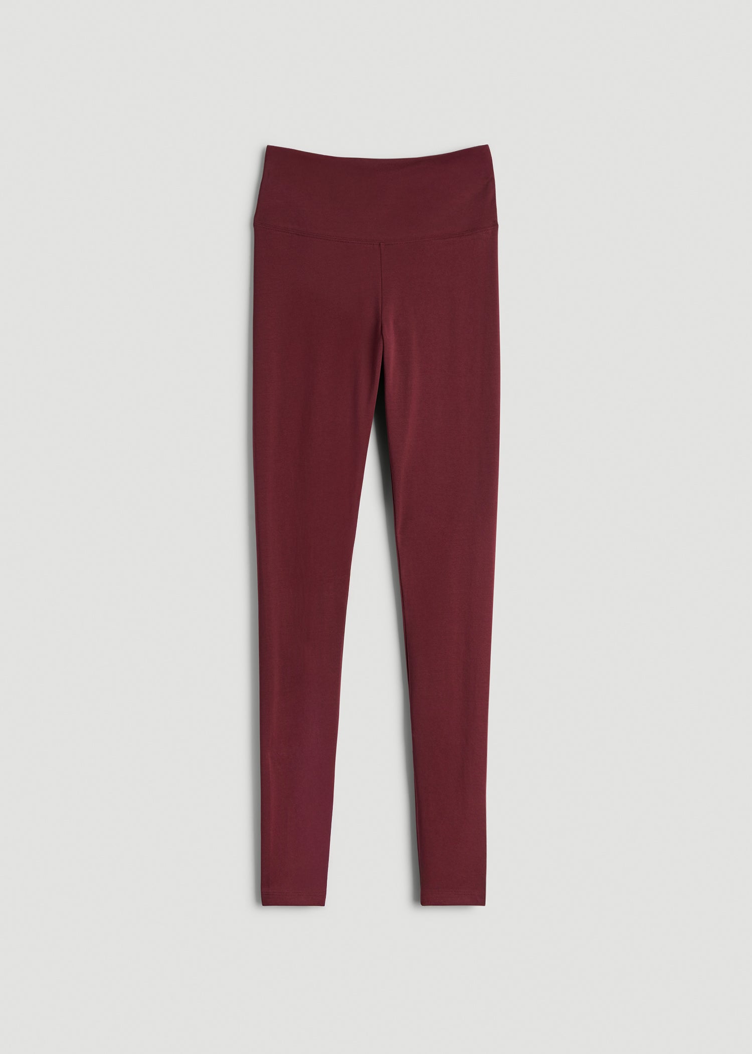 Cotton Leggings for Tall Women in Tawny Port