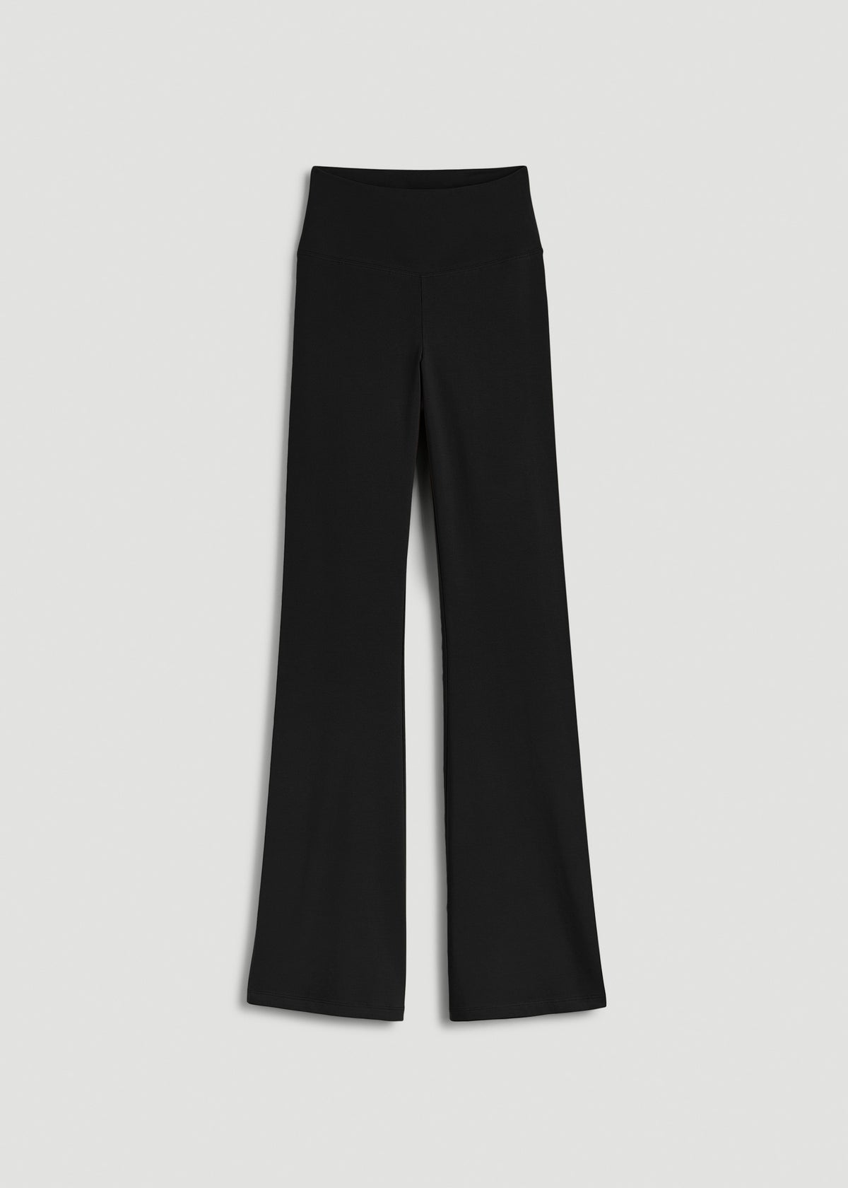Cotton Flare Leggings for Tall Women in Black
