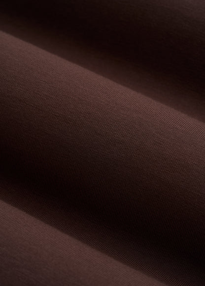 Cotton Flare Leggings for Tall Women in Espresso